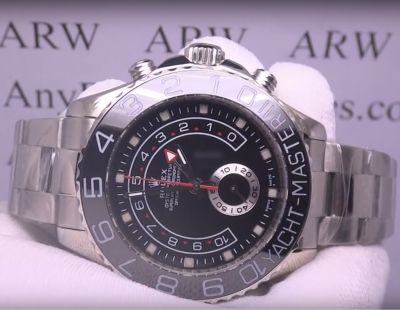 In stock Rolex Yacht-Master II Black Face Ceramic Bezel